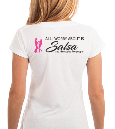 All I worry about is Salsa - T-shirt Rug Print