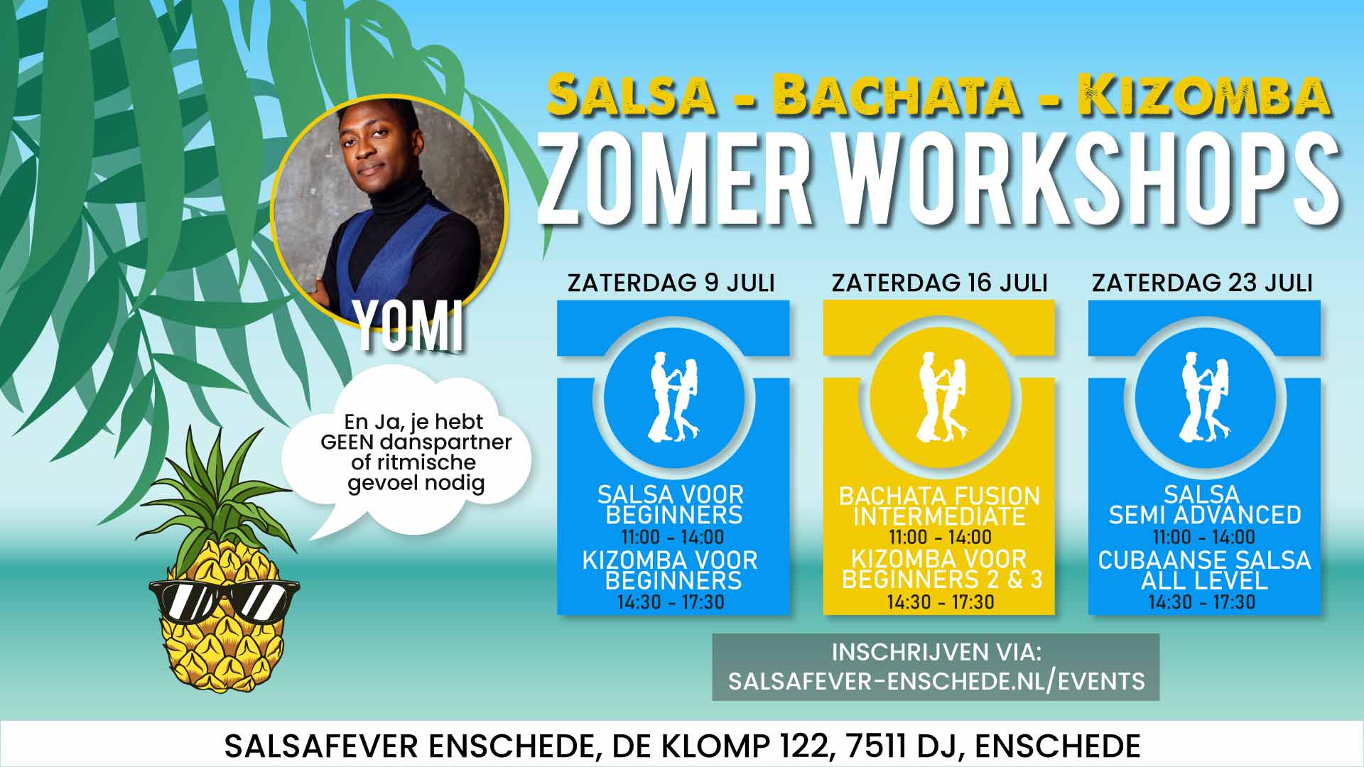 salsa enschede salsa leren dansen enschede bachata enschede zomer workshop enschede kizomba (2)